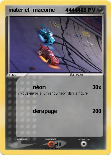 Pokemon mater et  macoine       44444