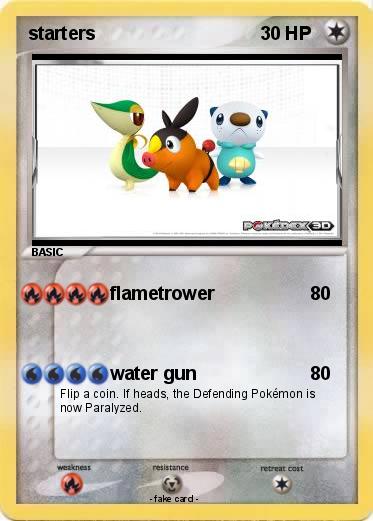 Pokemon starters