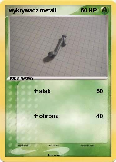 Pokemon wykrywacz metali