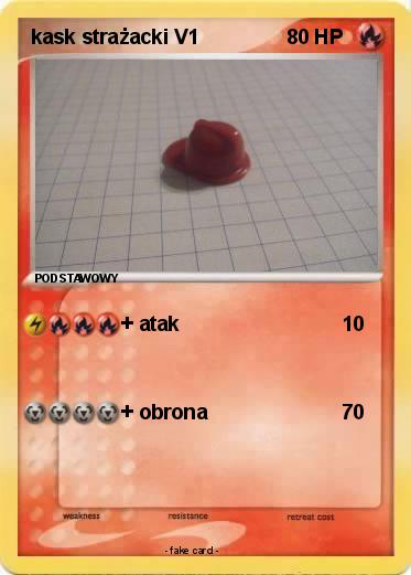 Pokemon kask strażacki V1