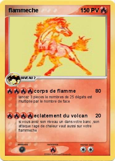 Pokemon flammeche