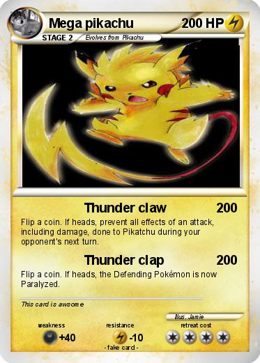 Pokemon Mega pikachu