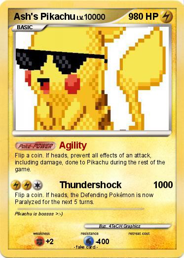 Pokemon Ash's Pikachu
