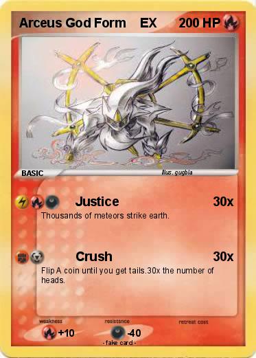 Pokemon Arceus God Form    EX
