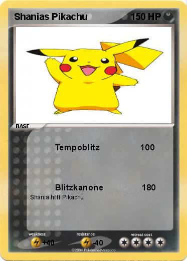 Pokemon Shanias Pikachu
