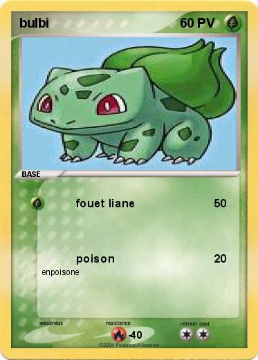 Pokemon bulbi