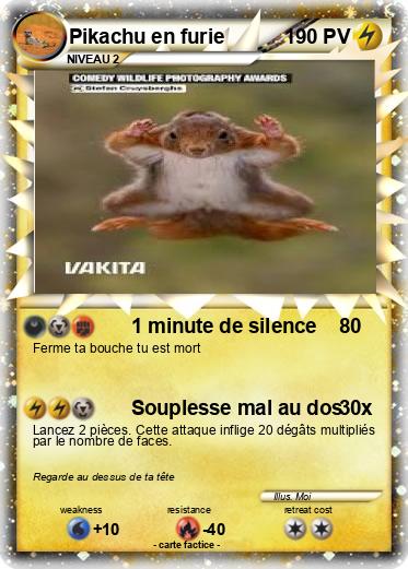 Pokemon Pikachu en furie