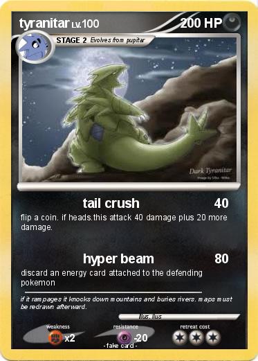 Pokemon tyranitar