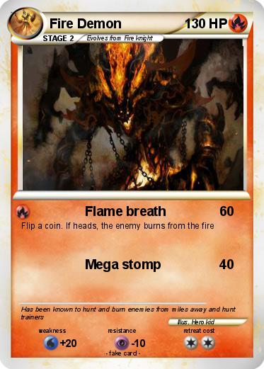 Pokemon Fire Demon