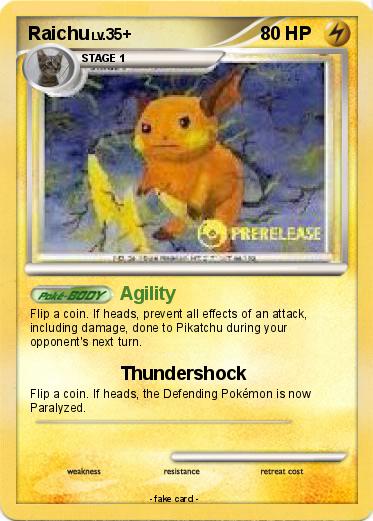 Pokemon Raichu