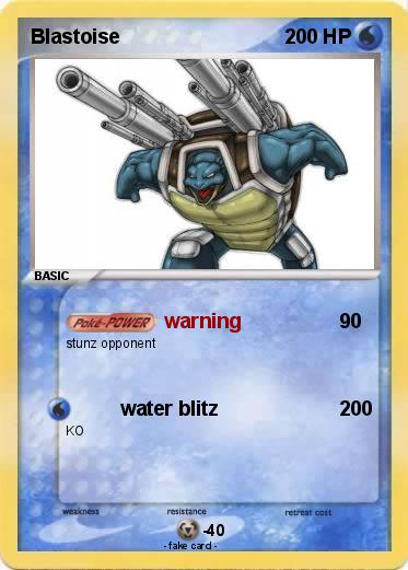 Pokemon Blastoise