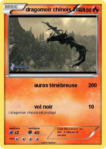 Pokemon dragomoir chinois 2000