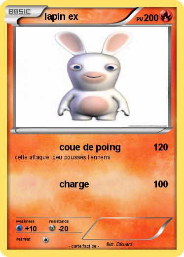 Pokemon lapin ex