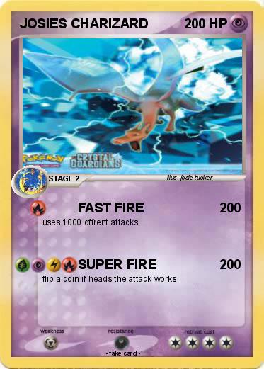 Pokemon JOSIES CHARIZARD
