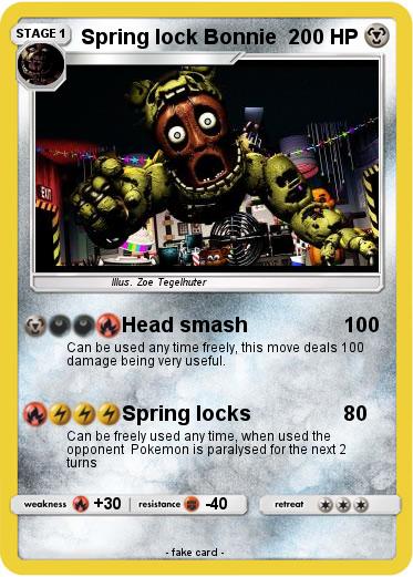 Pokemon Spring lock Bonnie