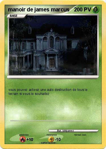 Pokemon manoir de james marcus