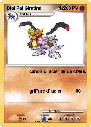 Pokemon Dial Pal Giratina              12