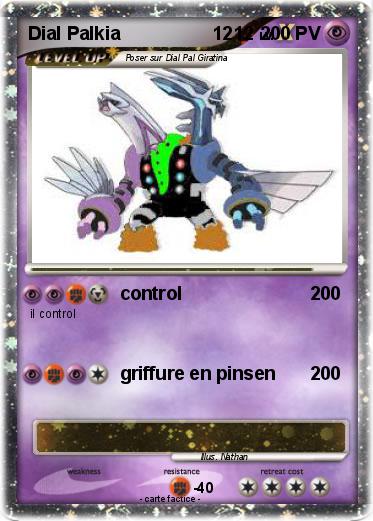 Pokemon Dial Palkia                  1212