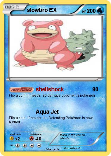 Pokemon slowbro EX
