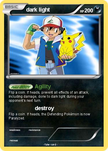 Pokemon dark light