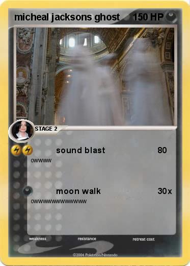 Pokemon micheal jacksons ghost