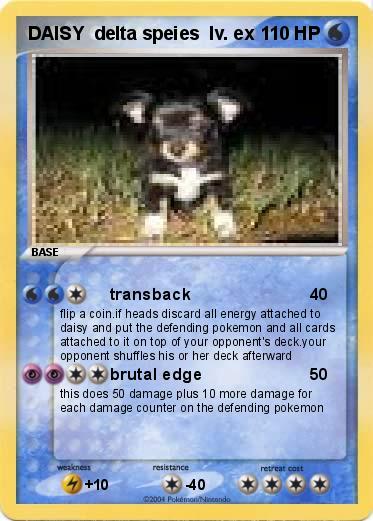 Pokemon DAISY  delta speies  lv. ex