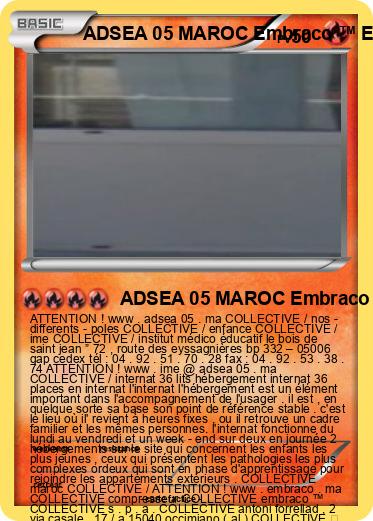Pokemon ADSEA 05 MAROC Embraco ™ EMT 6152 U COLLECTIVE MAROC UNITÉ A INTERNAT MAROC IME MAROC