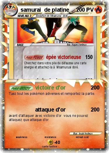 Pokemon samurai  de platine