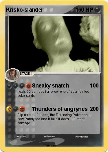 Pokemon Krisko-slander