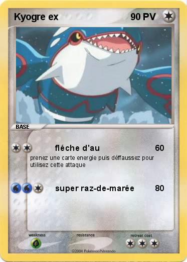Pokemon Kyogre ex