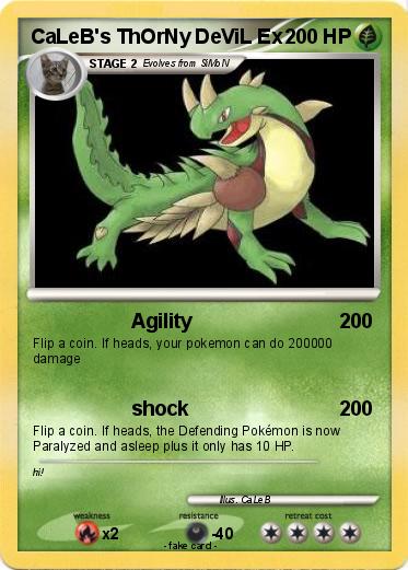Pokemon CaLeB's ThOrNy DeViL Ex