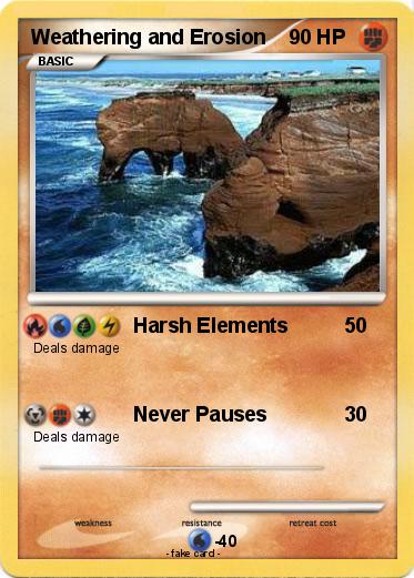 Pokemon Weathering and Erosion