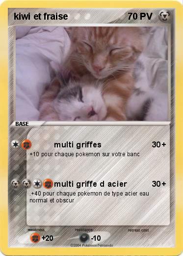 Pokemon kiwi et fraise