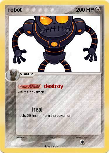 Pokemon robot