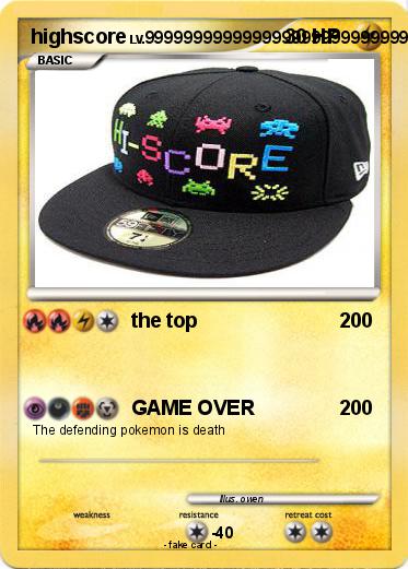 Pokemon highscore