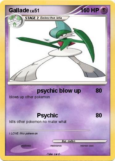 Pokemon Gallade