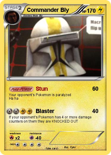 Pokemon Commander Bly