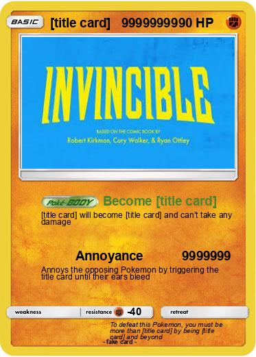 Pokemon [title card]   99999999