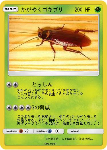 Pokemon かがやくゴキブリ