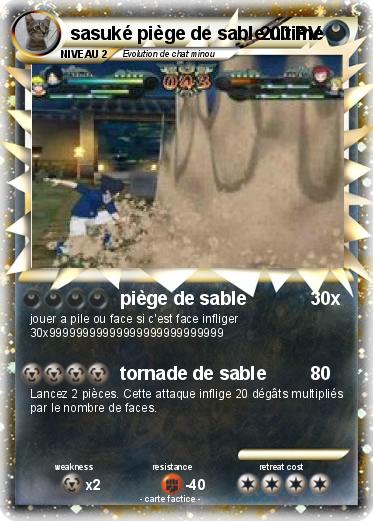 Pokemon sasuké piège de sable ultime