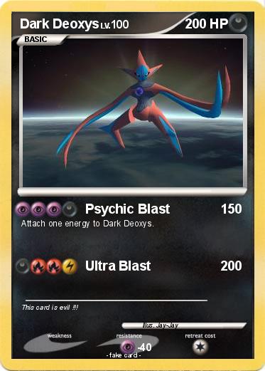Pokemon Dark Deoxys