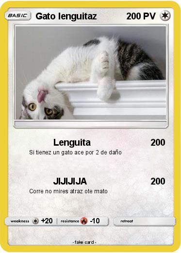 Pokemon Gato lenguitaz