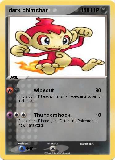 Pokemon dark chimchar