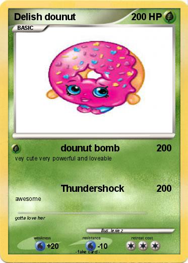 Pokemon Delish dounut
