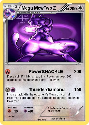 Pokemon Mega MewTwo Z