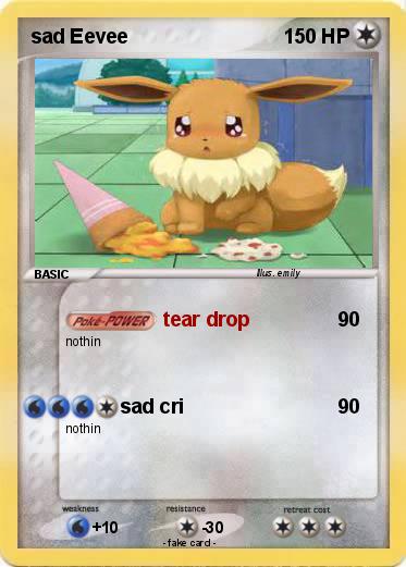 Pokemon sad Eevee