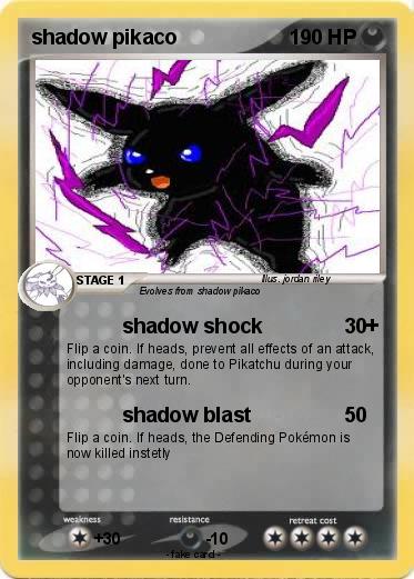Pokemon shadow pikaco