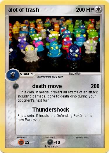 Pokemon alot of trash