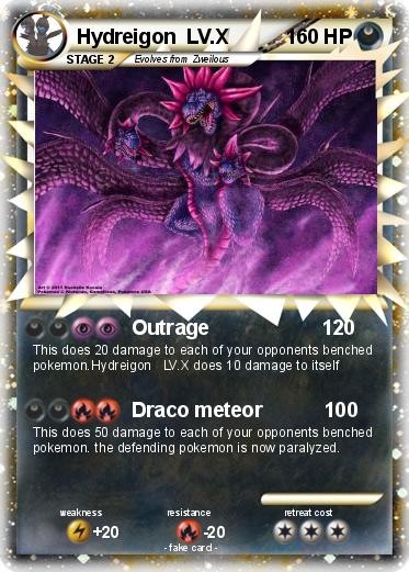 Pokemon Hydreigon  LV.X