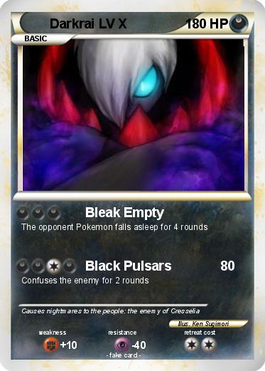 Pokemon Darkrai LV X